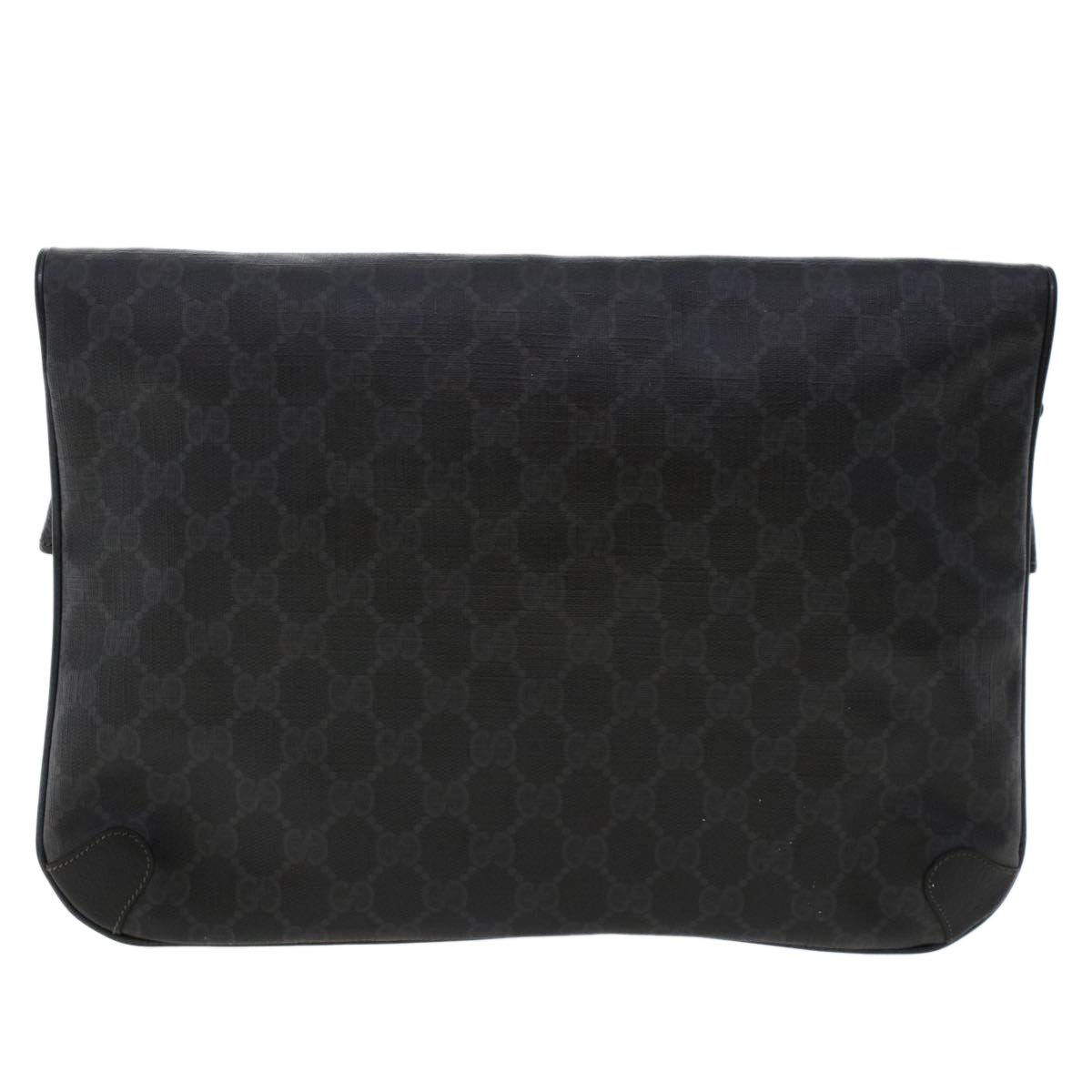 Gucci GG Canvas Clutch Bag PVC Leather Black 156.02.075  ep1120