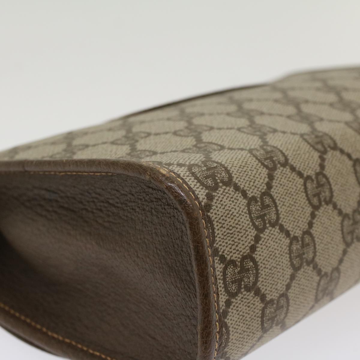 GUCCI GG Canvas Web Sherry Line Clutch Bag Beige Red Green 14.01.030  ep1124