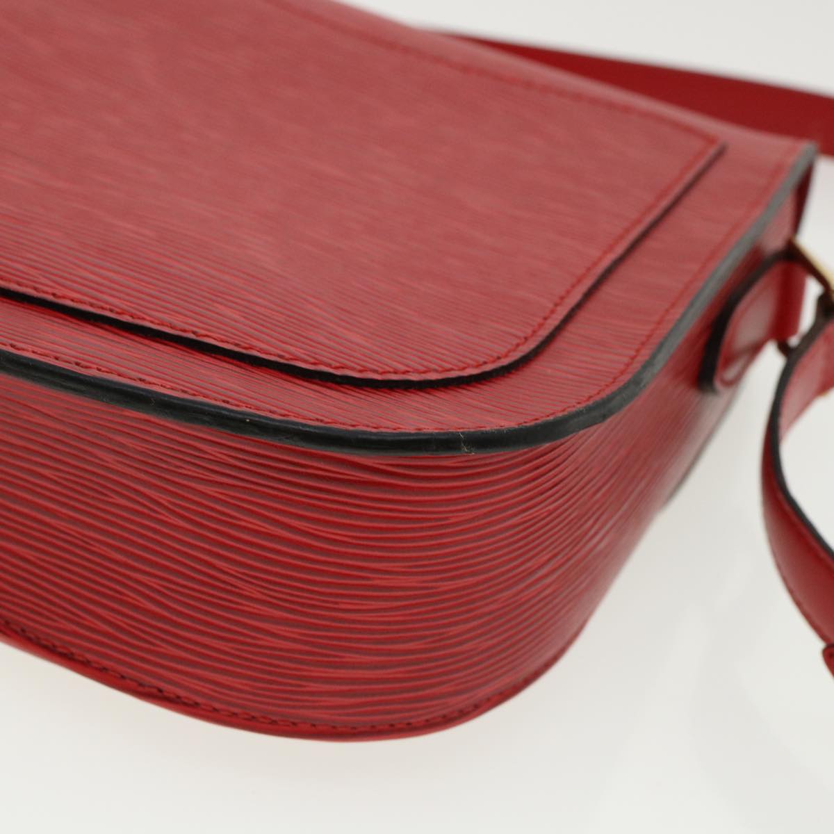 LOUIS VUITTON Epi Saint Cloud GM Shoulder Bag Red M52197 LV Auth ep218