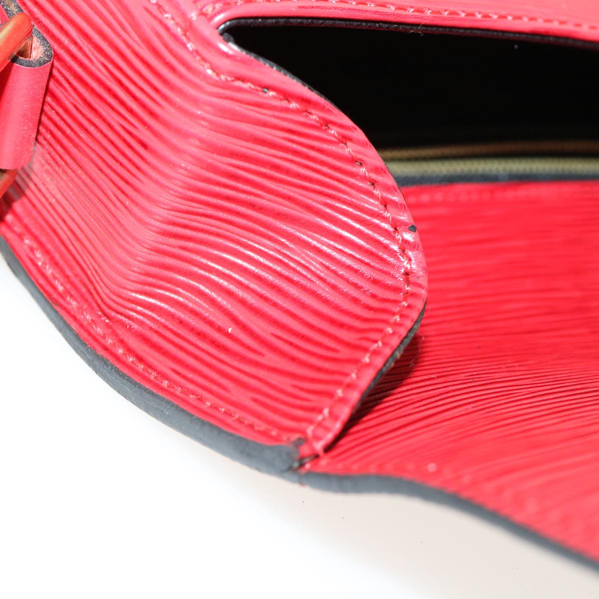 LOUIS VUITTON Epi Saint Cloud GM Shoulder Bag Red M52197 LV Auth ep218