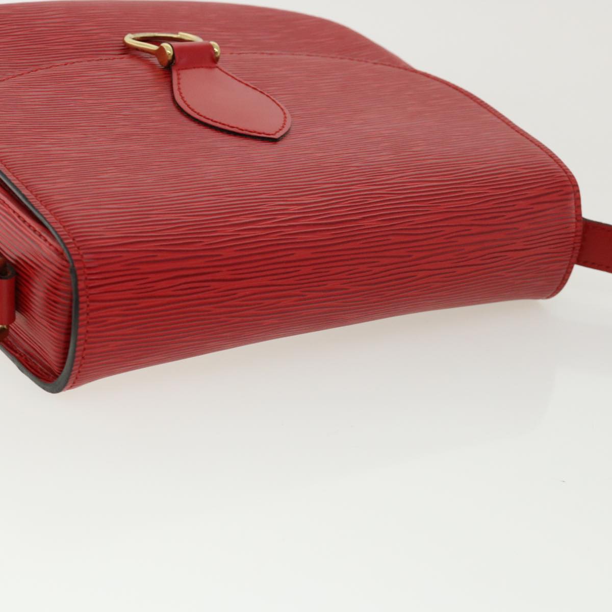 LOUIS VUITTON Epi Saint Cloud GM Shoulder Bag Red M52197 LV Auth ep218