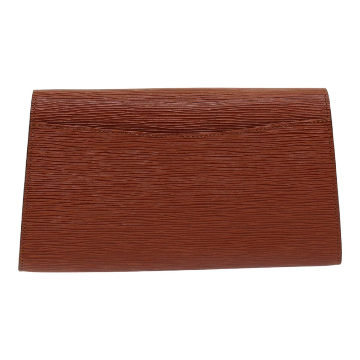 LOUIS VUITTON Epi Art Deco Clutch Bag Brown M52633 LV Auth ep5145