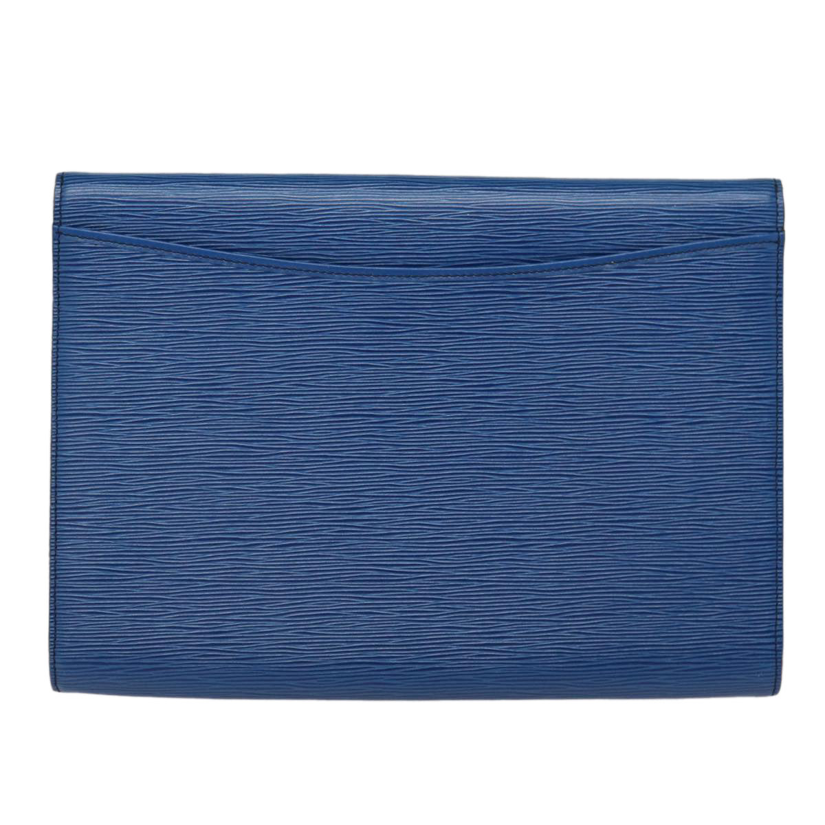 LOUIS VUITTON Epi Pochette Amberop Clutch Bag Blue M52585 LV Auth ep5254