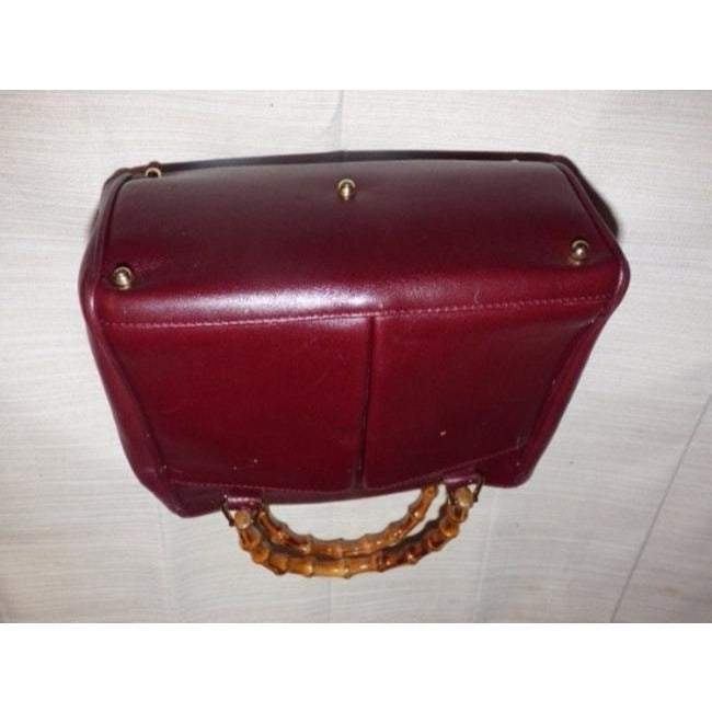 Gucci Sale Pursesdesigner Purses Burgundy Leather With Bamboo Handles Satchel
