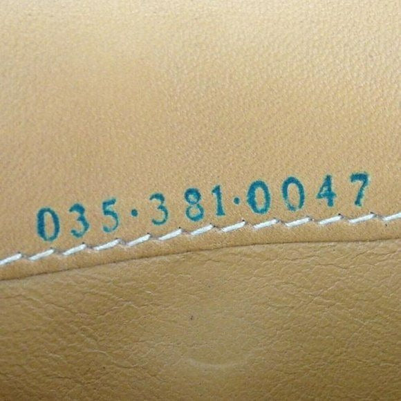 GUCCI Vintage Brown Guccissima Micro G Logo Print