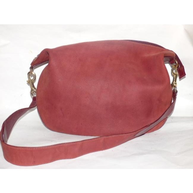 Gucci Horsebit Xl With Leather Red Suede Hobo Bag