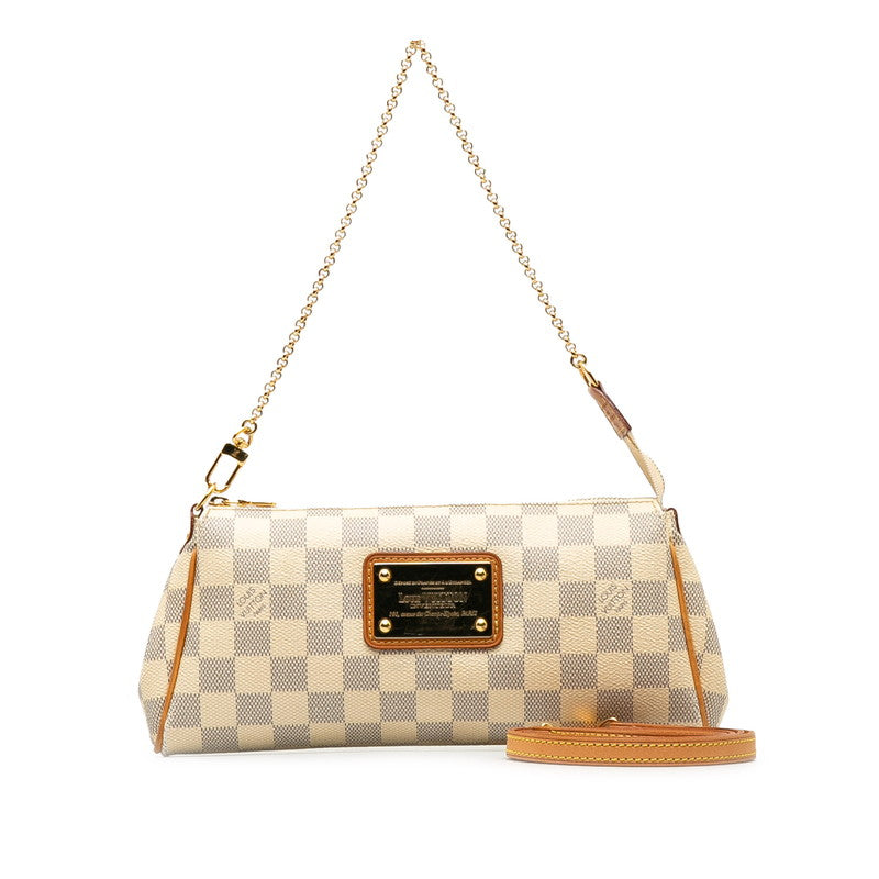 Louis Vuitton Damier Azur Eva Chain Shoulder Bag N55214