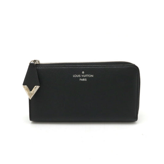 Louis Vuitton  Noir Veau Cachemire Leather Coin Purse/Coin Case