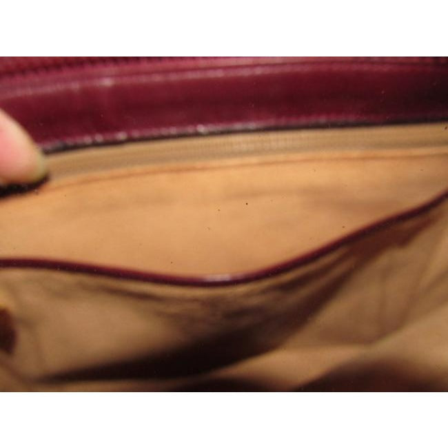 Gucci Vintage Pursesdesigner Purses Burgundy With Gold Accents Leather Hobo Bag