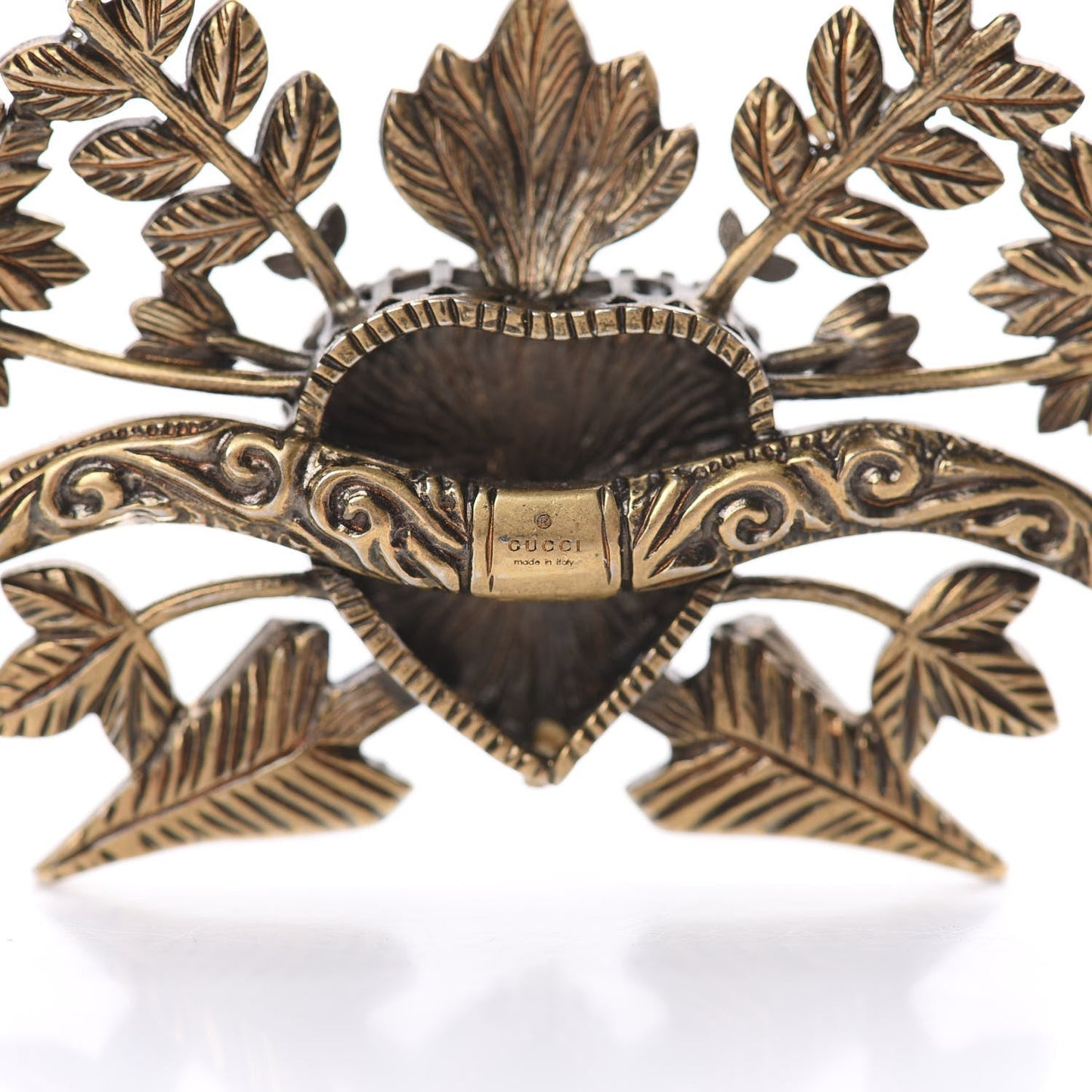 Gucci Magnetismo Crystal Brooch in Gold