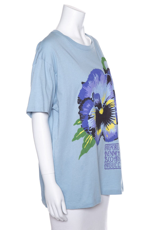 Gucci X George Kenneth Scott  Blue T-Shirt SZ L
