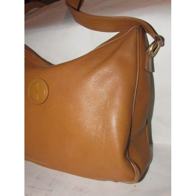Gucci Vintage Mustard Yellow Textured Leather Hobo Bag