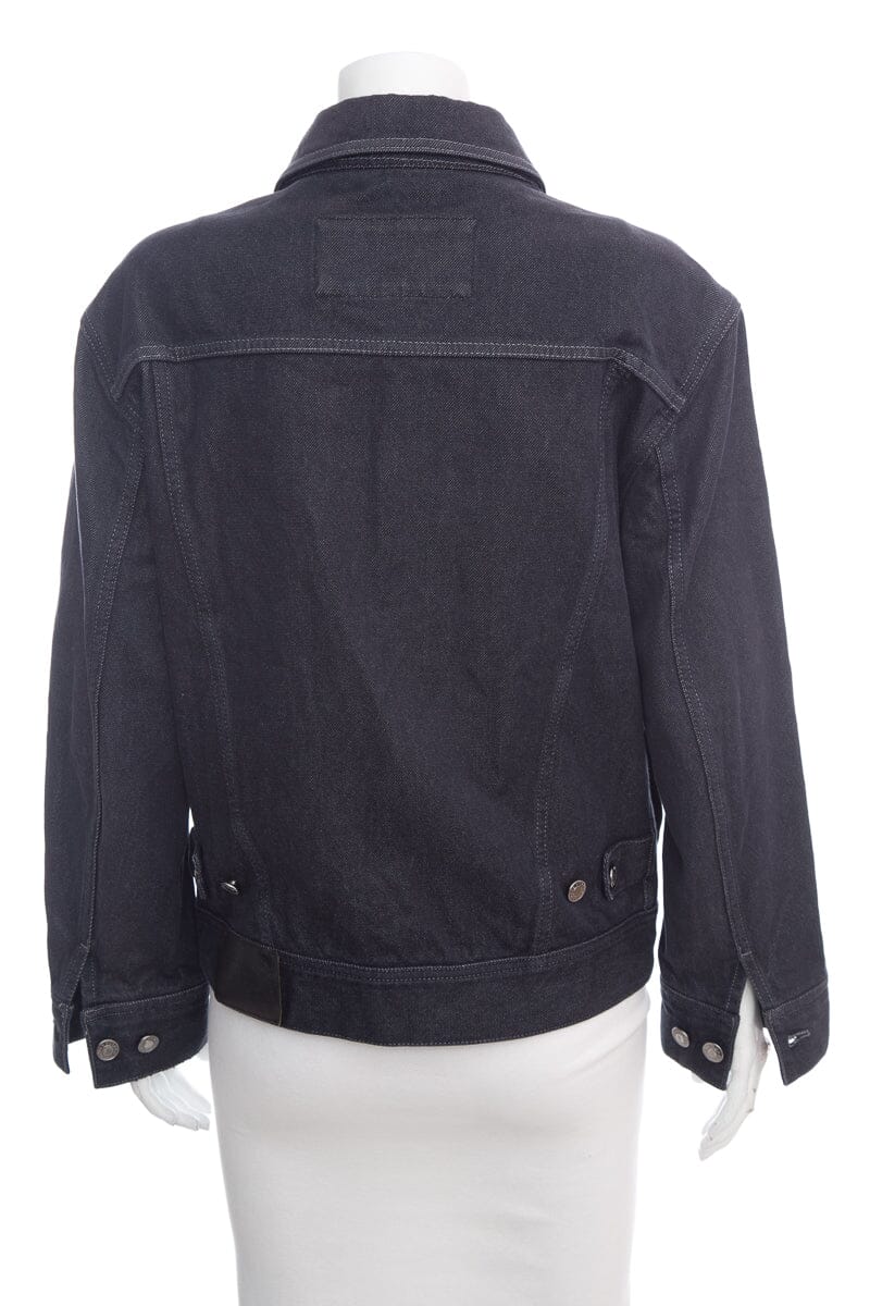 Louis Vuitton Dark Denim Button Up Jacket SZ 52