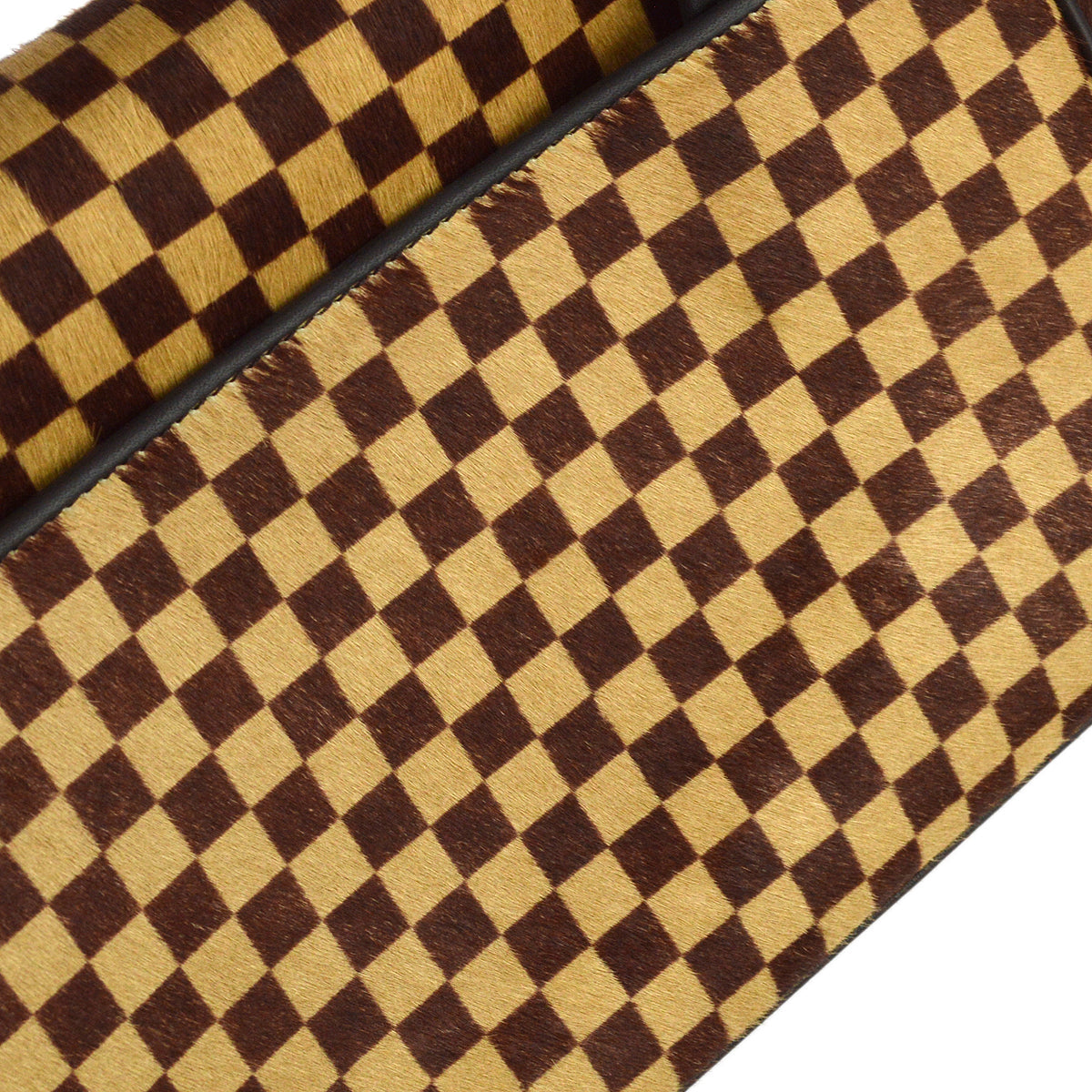 Louis Vuitton 2001 Damier Sauvage Lion HandBag M92131