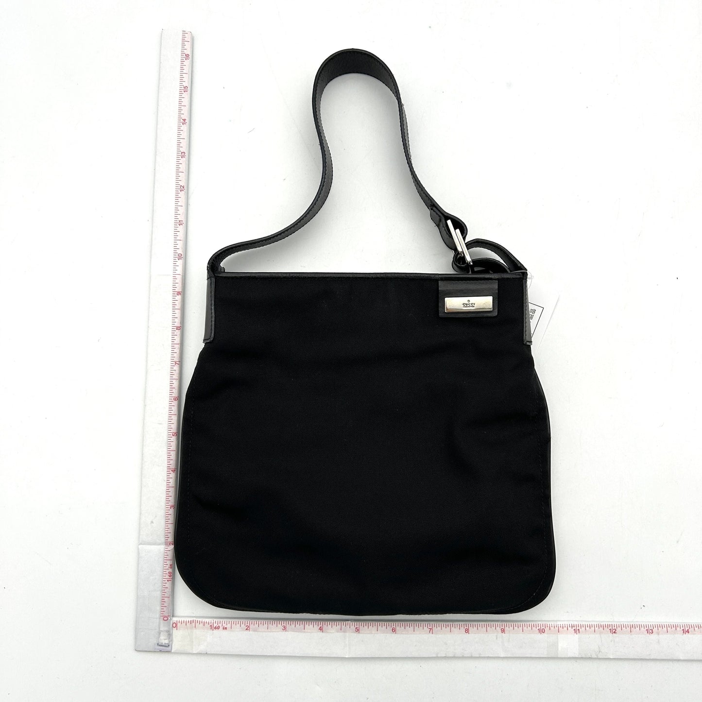 Gucci Nylon Shoulder Bag Vintage - Black Shoulder Bags, Handbags gu3308cc