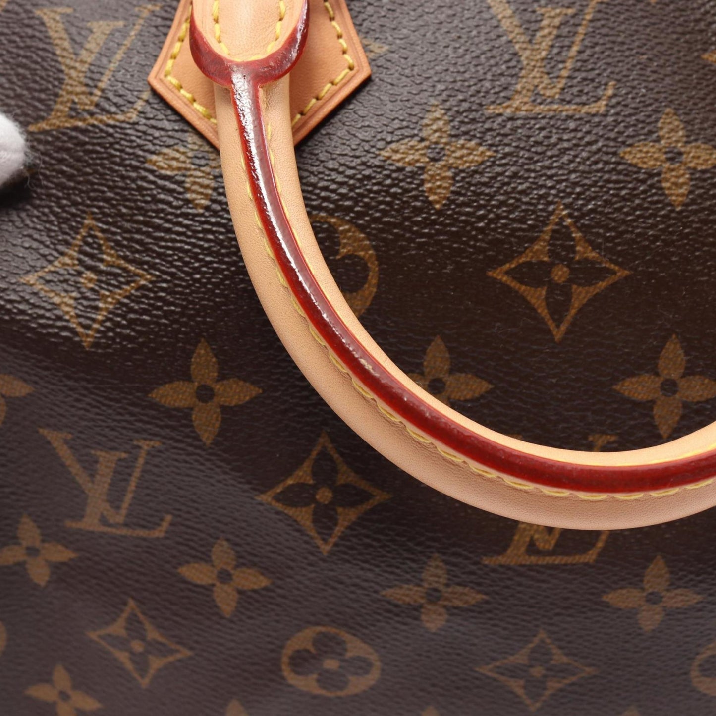 Louis Vuitton  Coated Canvas Monogram Pvc Leather Handbag