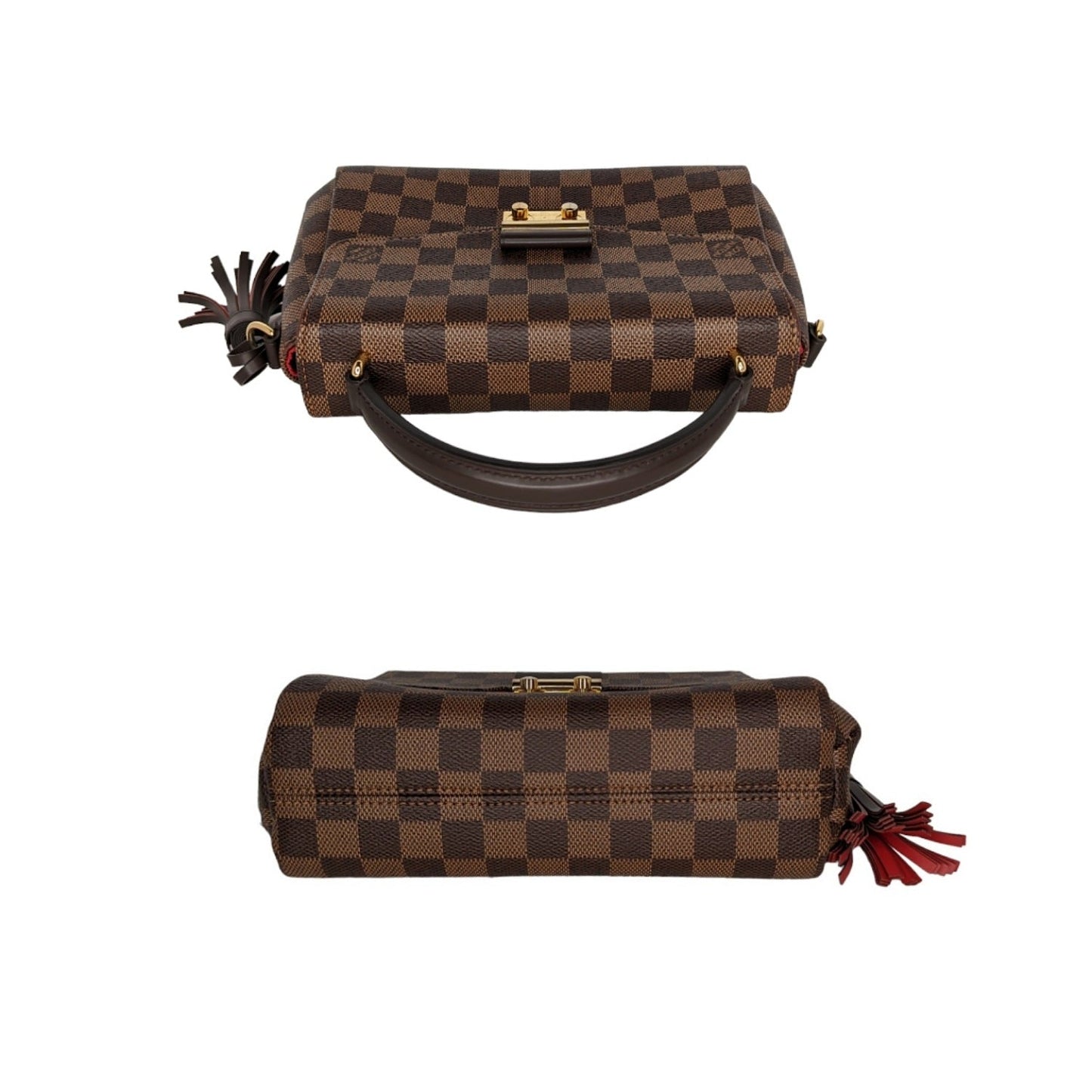 Louis Vuitton Damier Ebene Croisette Shoulder Bag