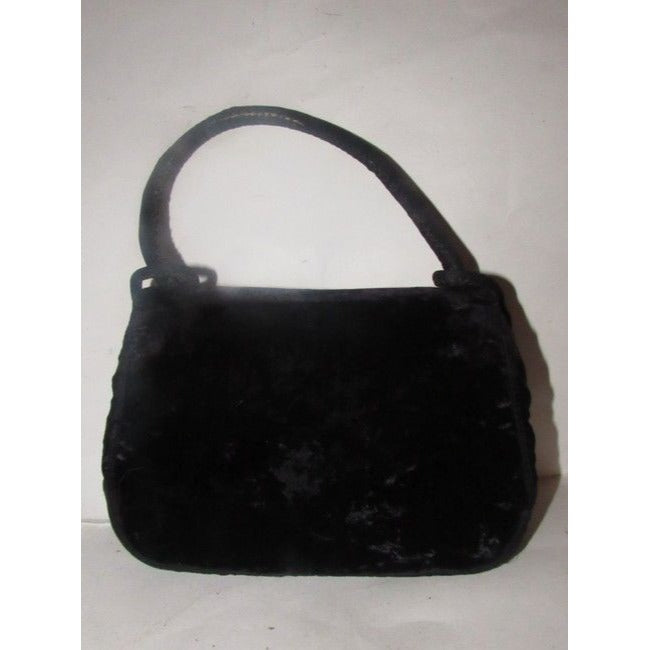 Gucci Vintage Pursesdesigner Purses Black Velvet Shoulder Bag