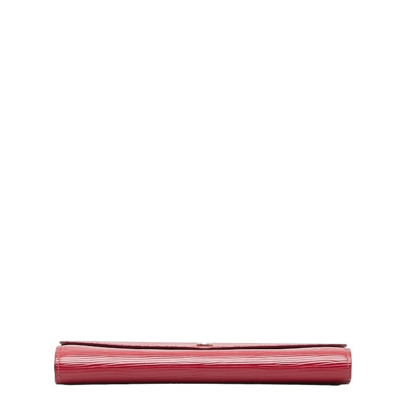 Louis Vuitton Epic Portfolio Sarah Long Wallet M60580 Fushai Pink Leather  Louis Vuitton
