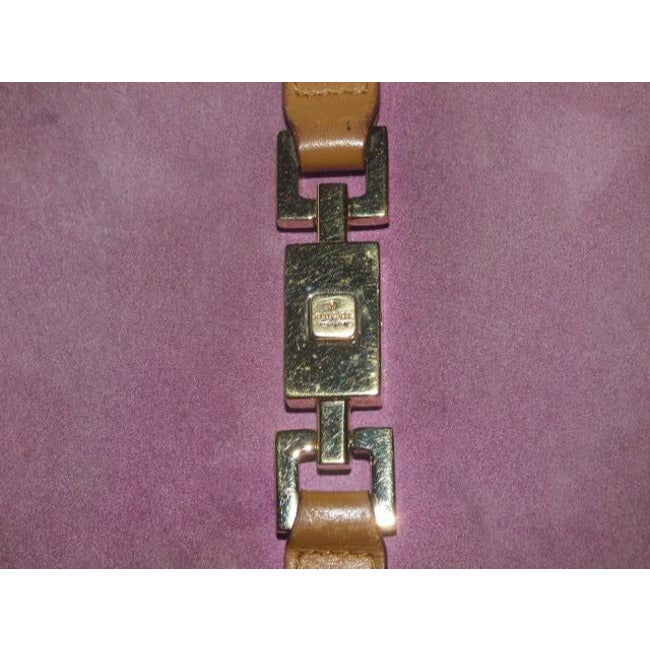 Gucci Jackie O Style Push Button Pink Suede And Camel Leather Vintage Wallet