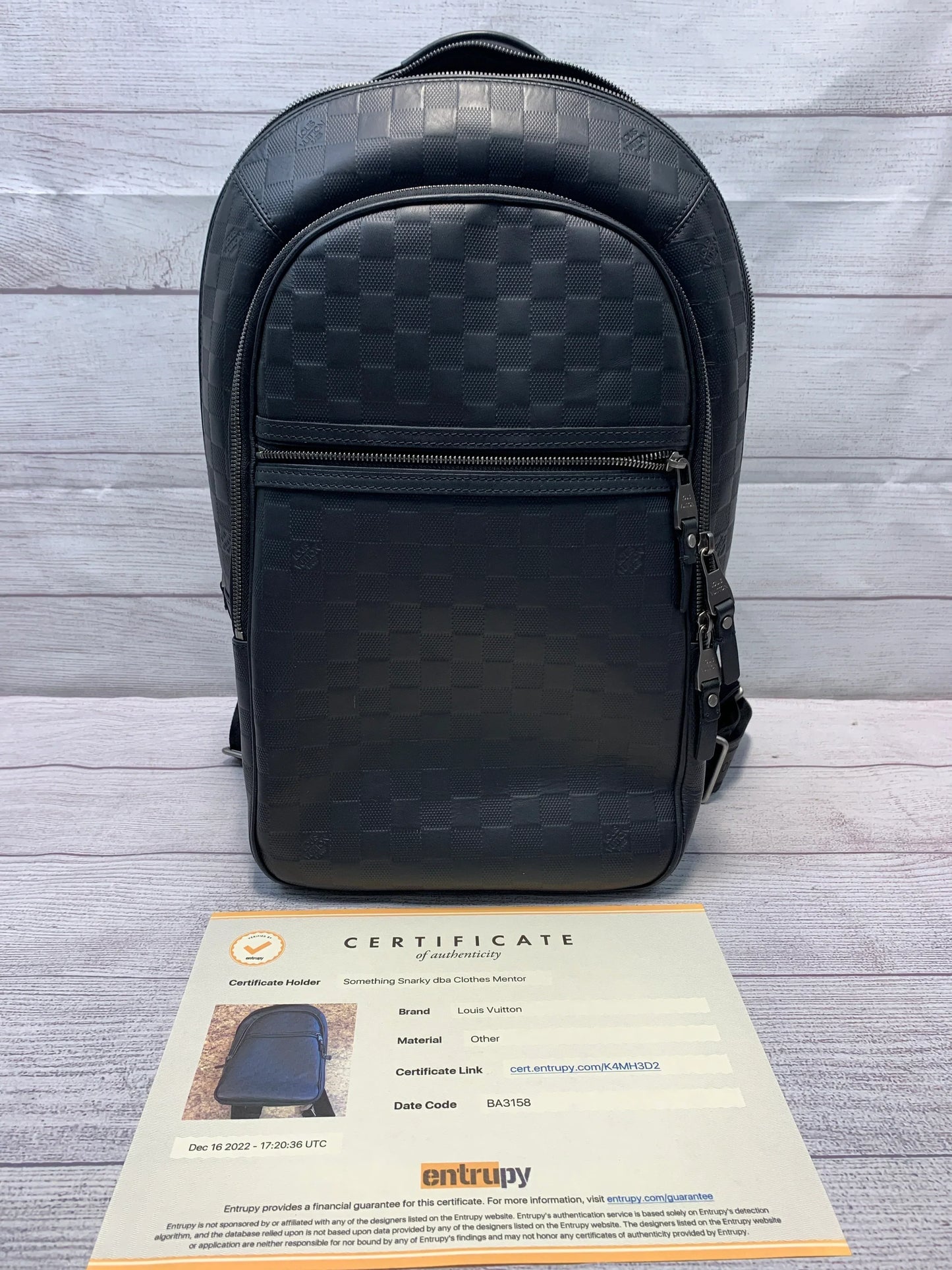 Louis Vuitton Damier Graphite Backpack
