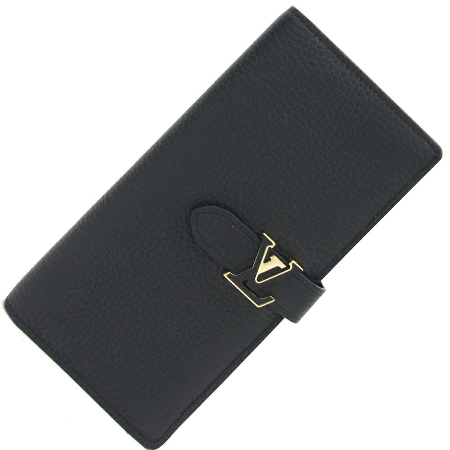 Louis Vuitton  Leather Long Wallet (Bi-Fold)