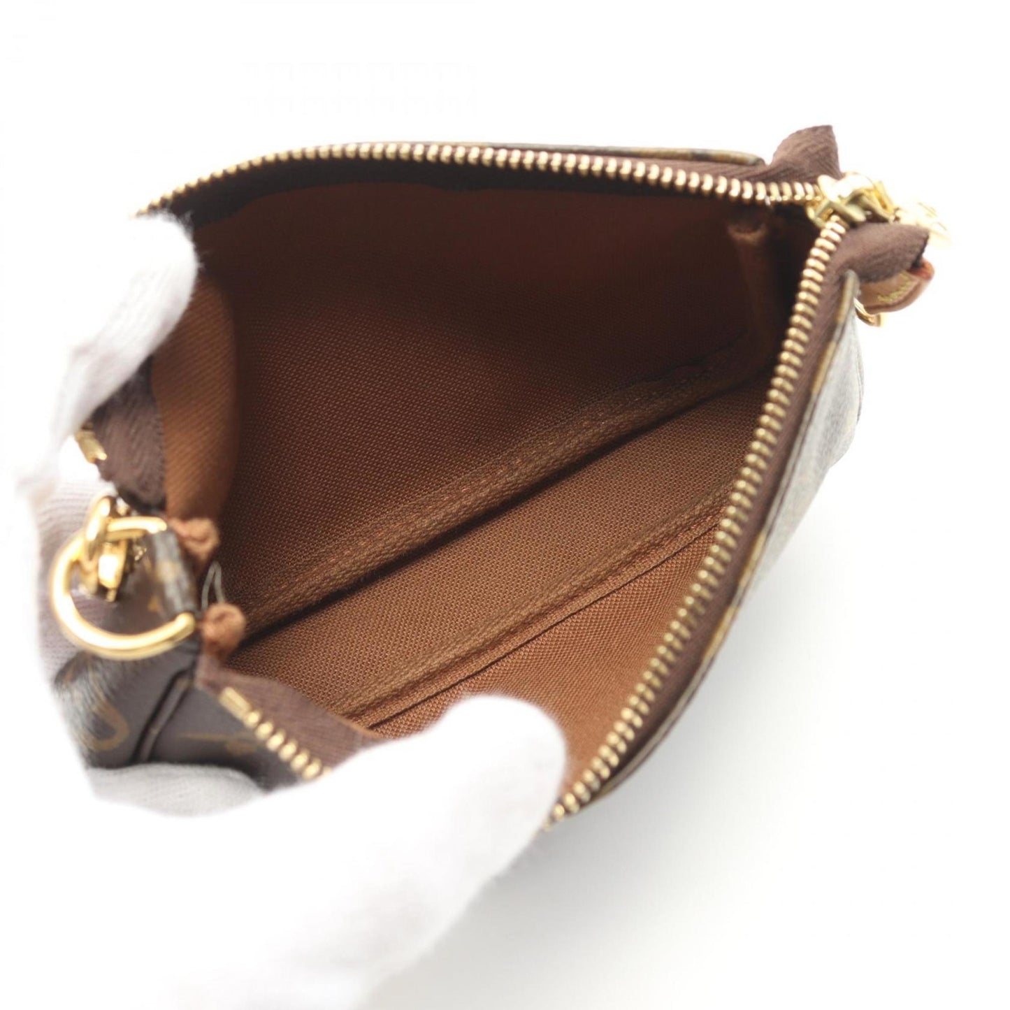 Louis Vuitton  Coated Canvas Leather Handbag Pochette