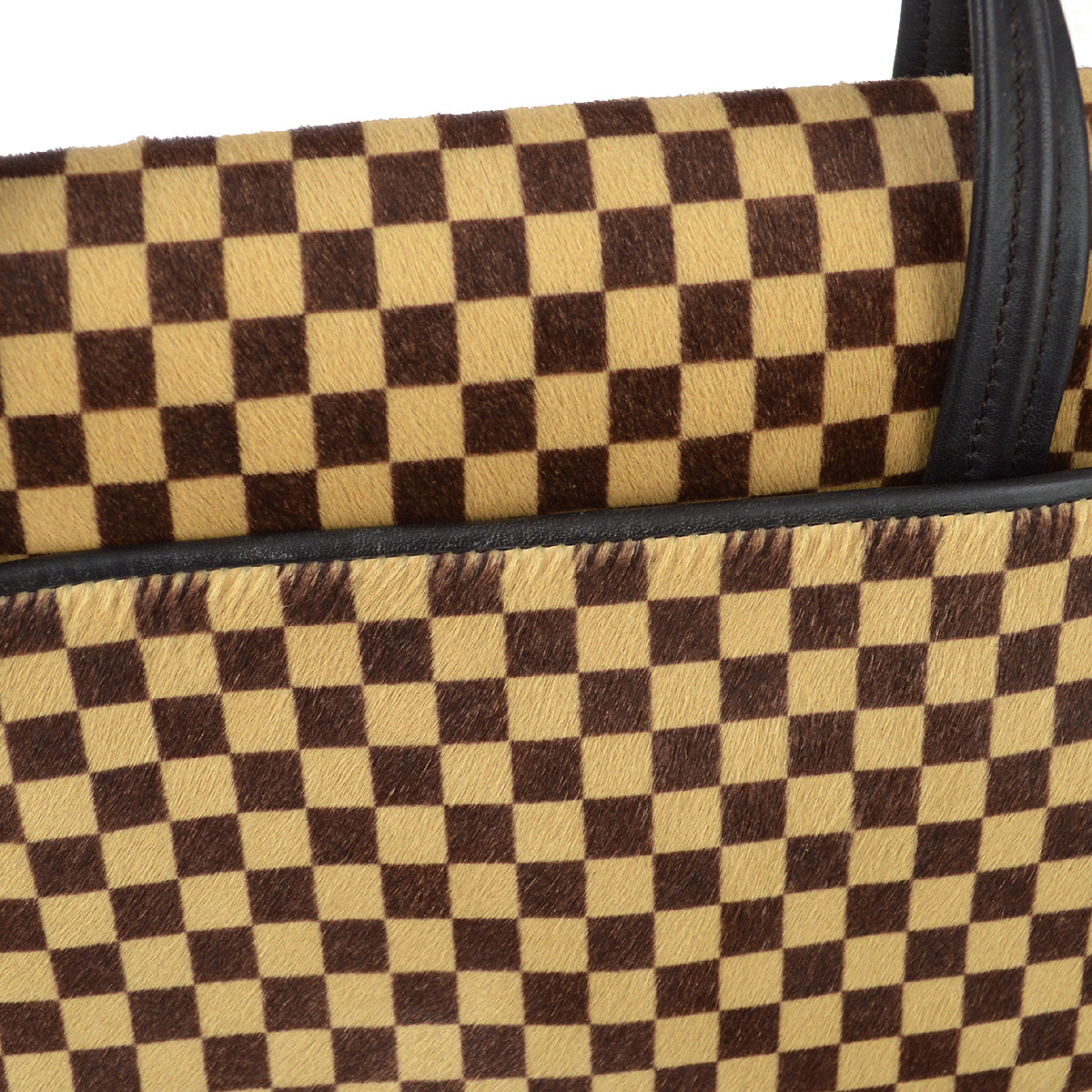 Louis Vuitton 2002 Damier Sauvage Lion HandBag M92131