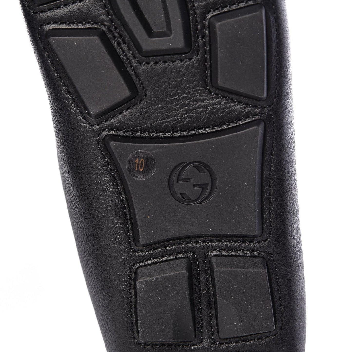 Gucci Calfskin Hebron Horse Bit Loafer Moccasins in Black