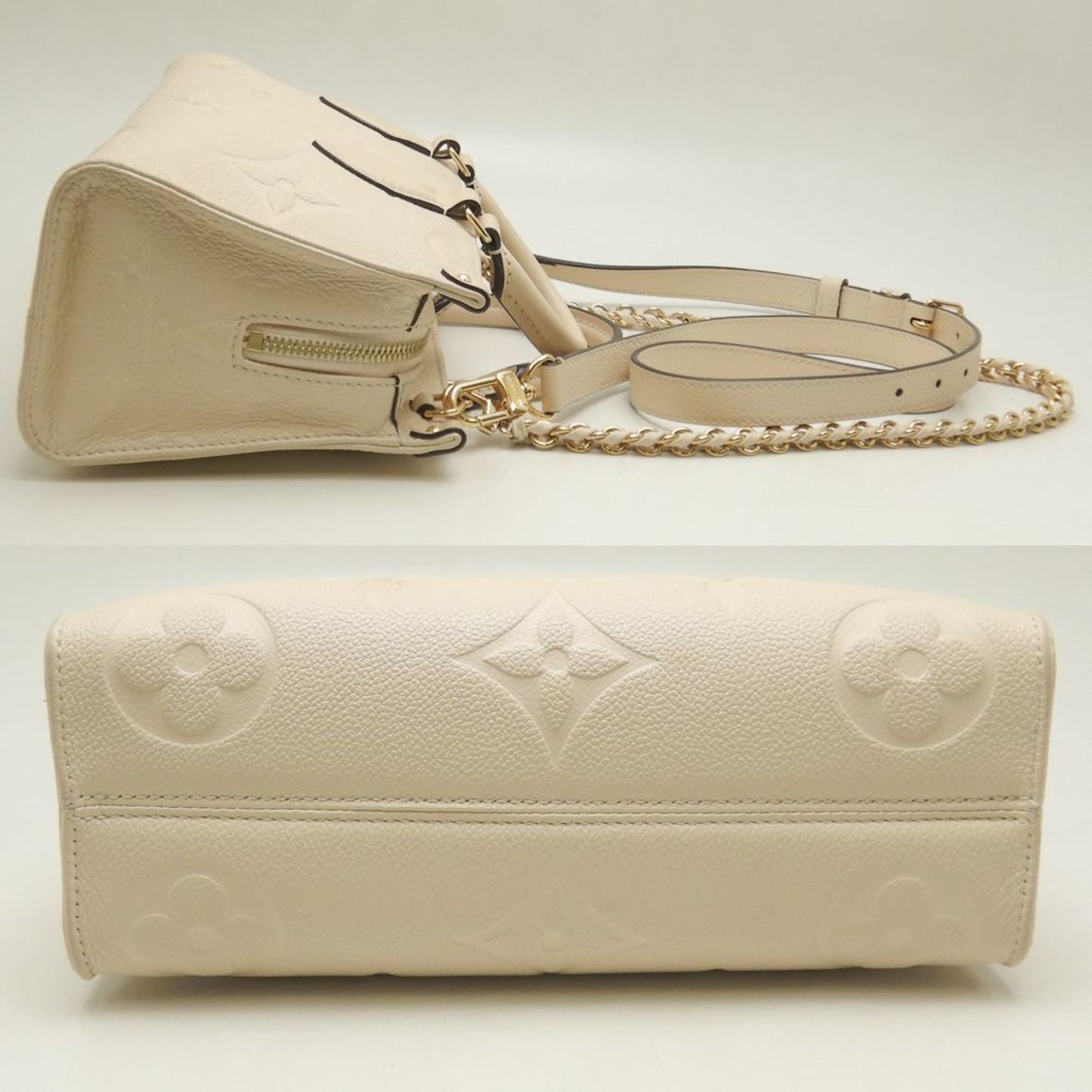 Louis Vuitton  ivory Leather Handbag