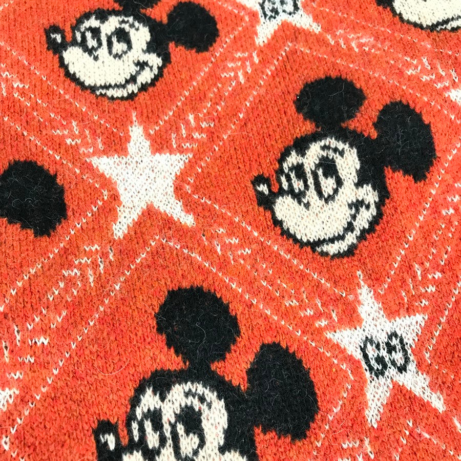 GUCCI Mickey Mouse Collaboration Star Jacquard Knit Women's sweater