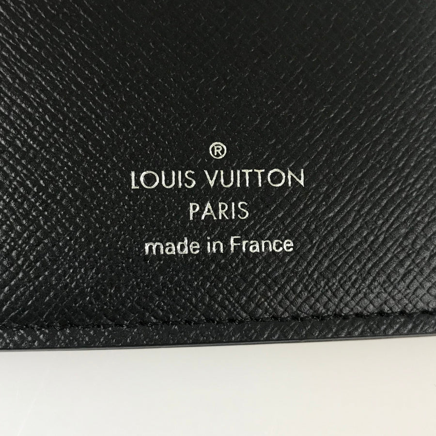 LOUIS VUITTON Damier Graphite Portefeuille Brazza N62665 Long wallet bifold