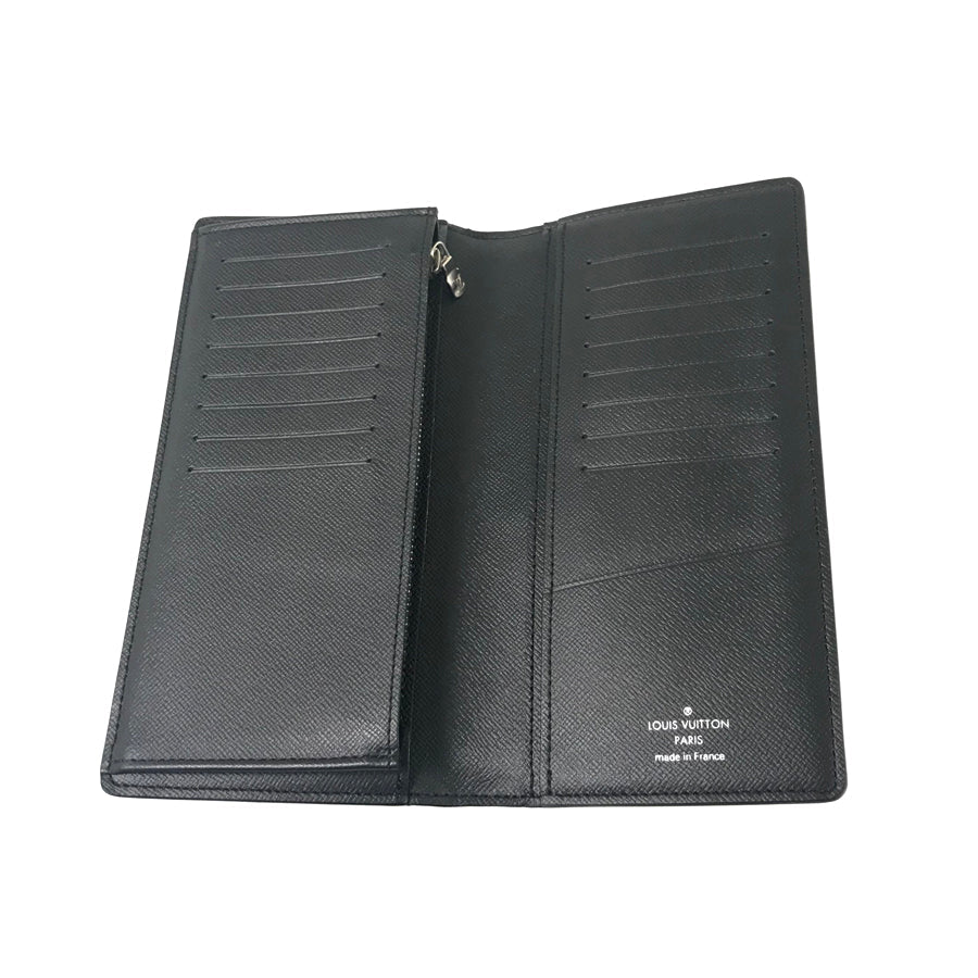 LOUIS VUITTON Damier Graphite Portefeuille Brazza N62665 Long wallet bifold