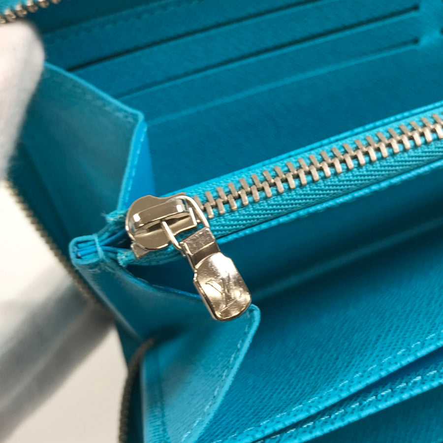 LOUIS VUITTON Epi Zippy wallet IC chip purse Zip Around