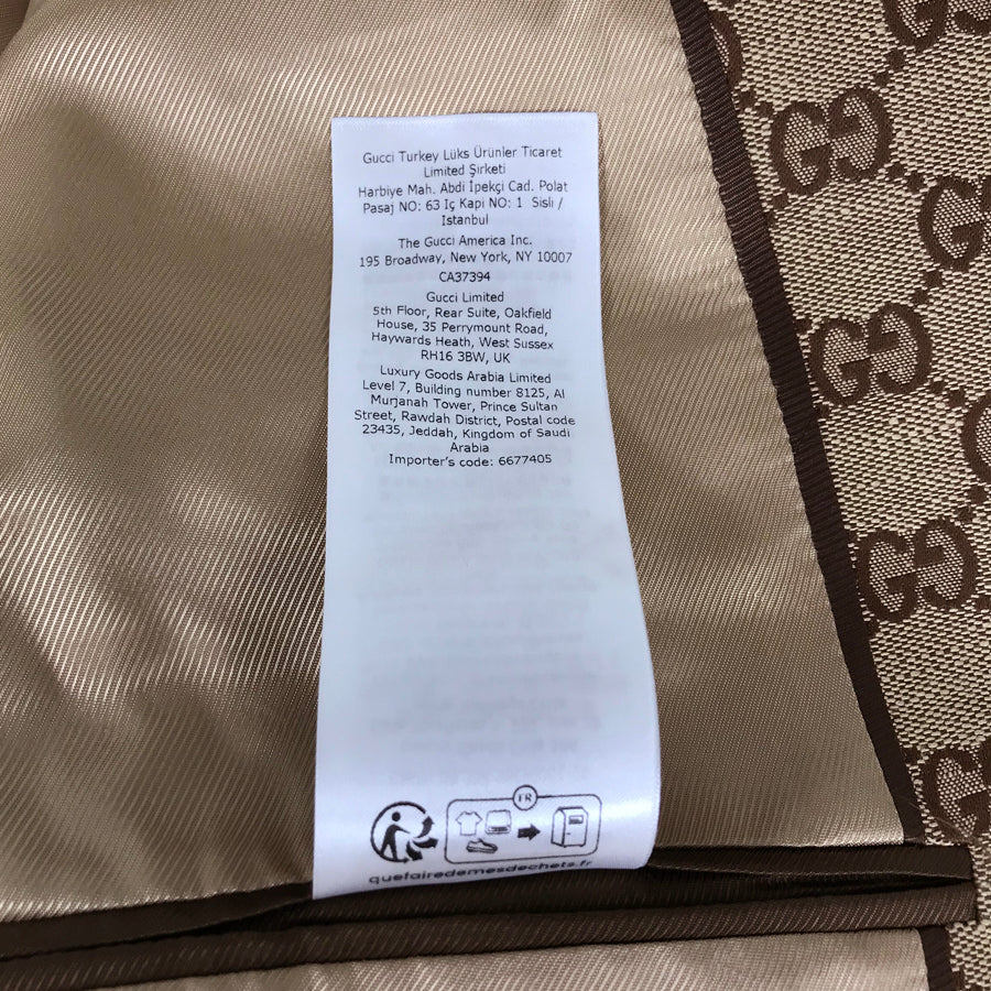 GUCCI GG Canvas 742607 Men's Tailored jacket