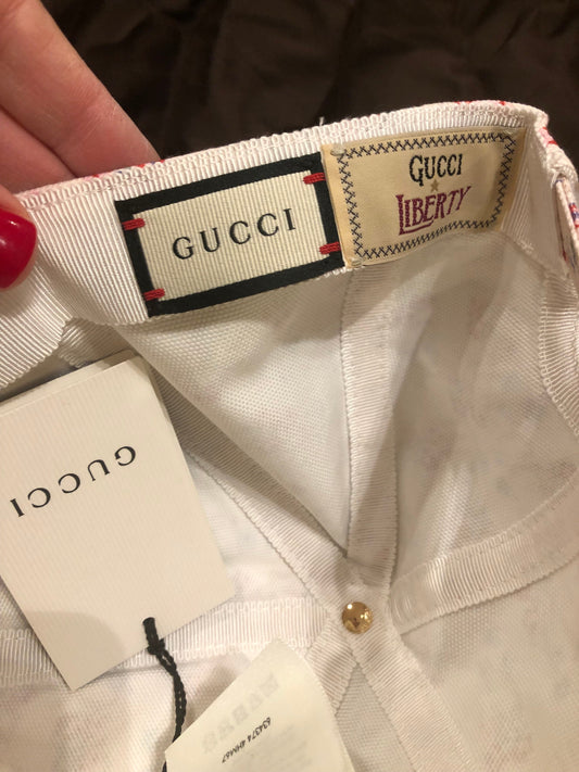 Gucci x Liberty Floral Canvas Baseball Hat