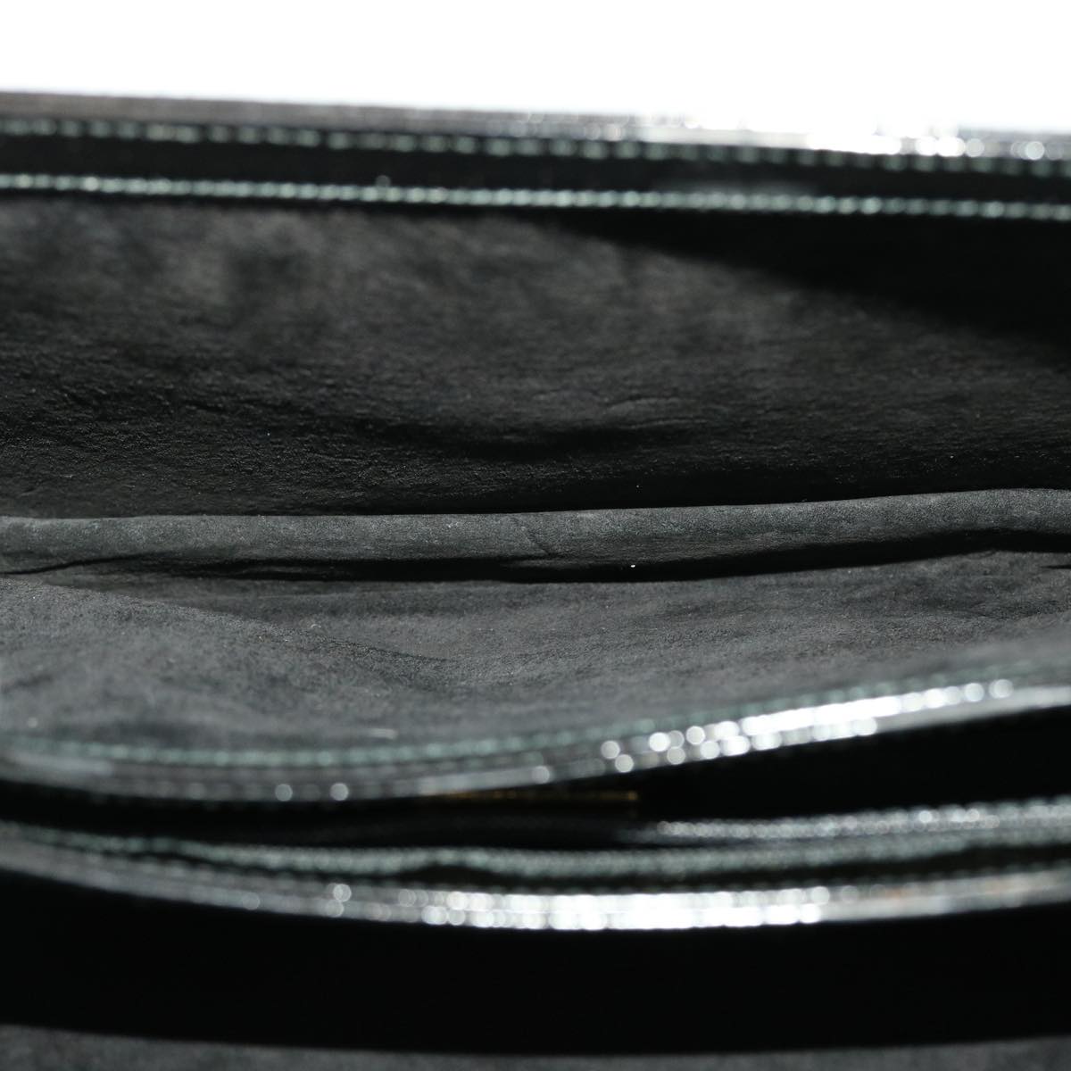 GUCCI Shoulder Bag Patent leather Black  fm2405