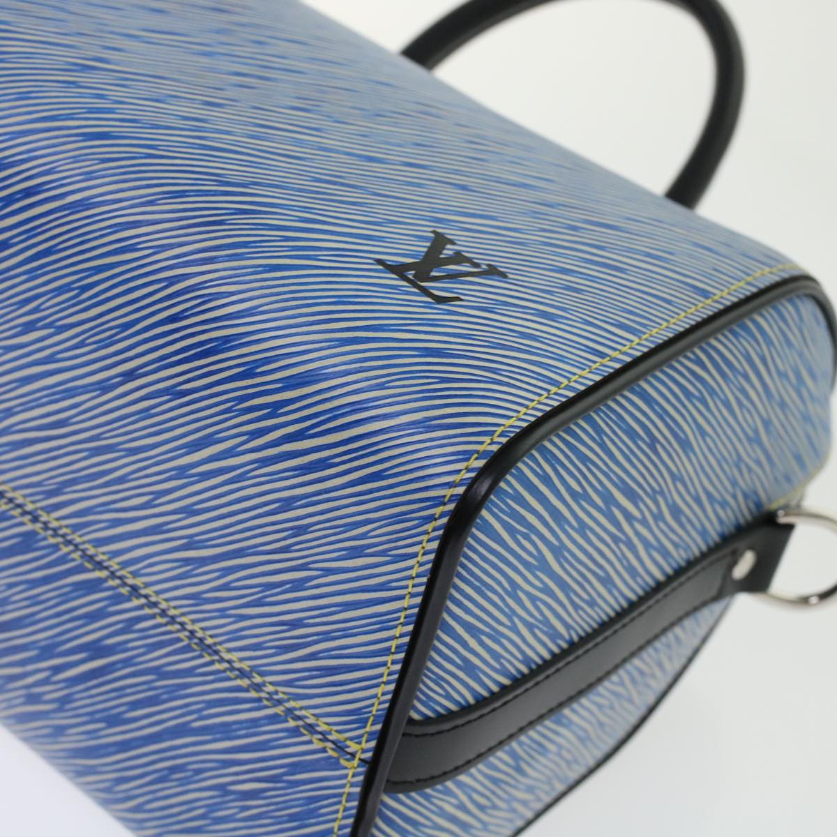 LOUIS VUITTON Epi Speedy Bandouliere 25 Hand Bag Blue M51280 LV Auth fm2466