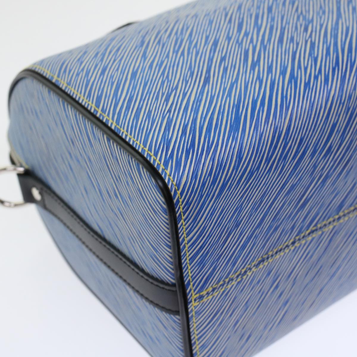 LOUIS VUITTON Epi Speedy Bandouliere 25 Hand Bag Blue M51280 LV Auth fm2466