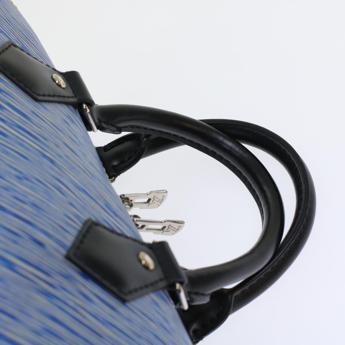 LOUIS VUITTON Epi Speedy Bandouliere 25 Hand Bag Blue M51280 LV Auth fm2466