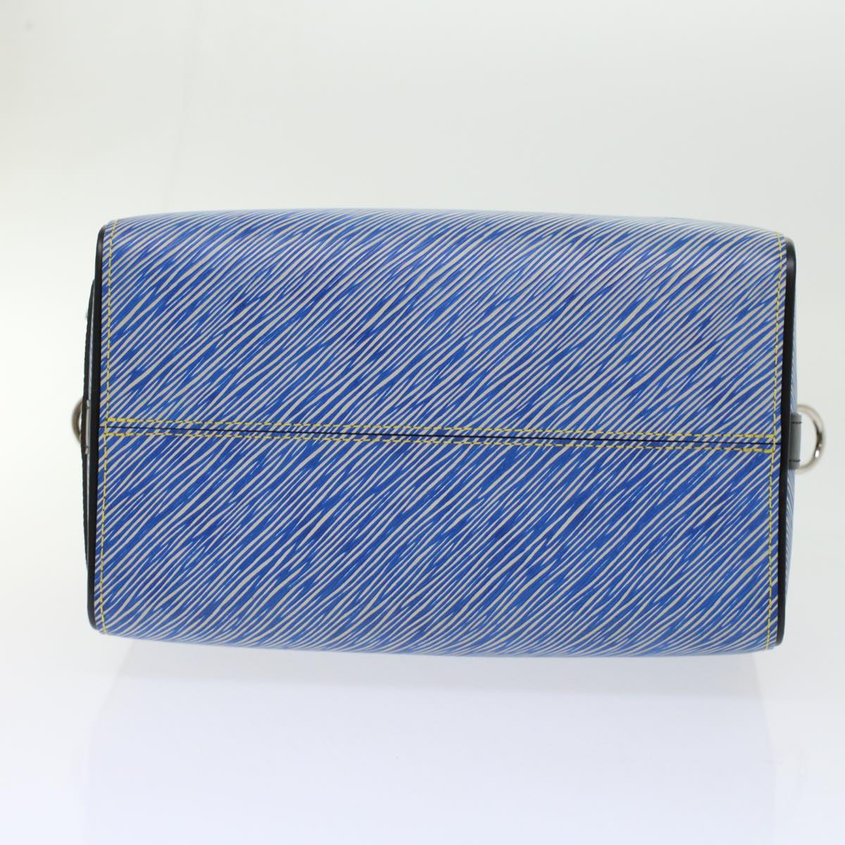 LOUIS VUITTON Epi Speedy Bandouliere 25 Hand Bag Blue M51280 LV Auth fm2466