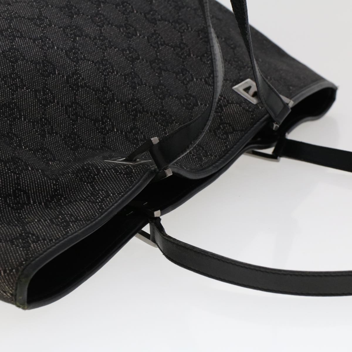 GUCCI GG Canvas Tote Bag Gray  fm2501