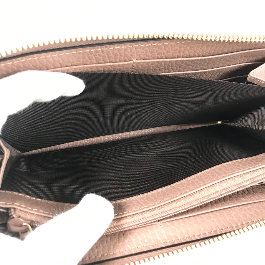 GUCCI GG Marmont 456117 Long wallet Round zipper