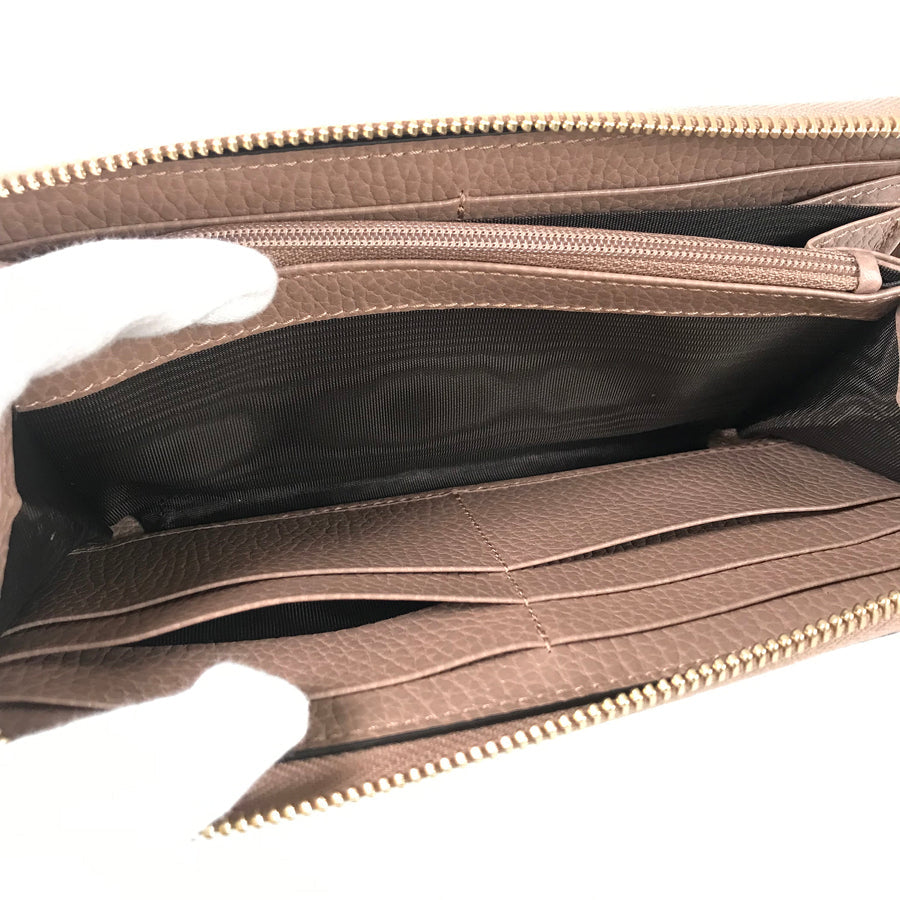 GUCCI GG Marmont 456117 Long wallet Round zipper