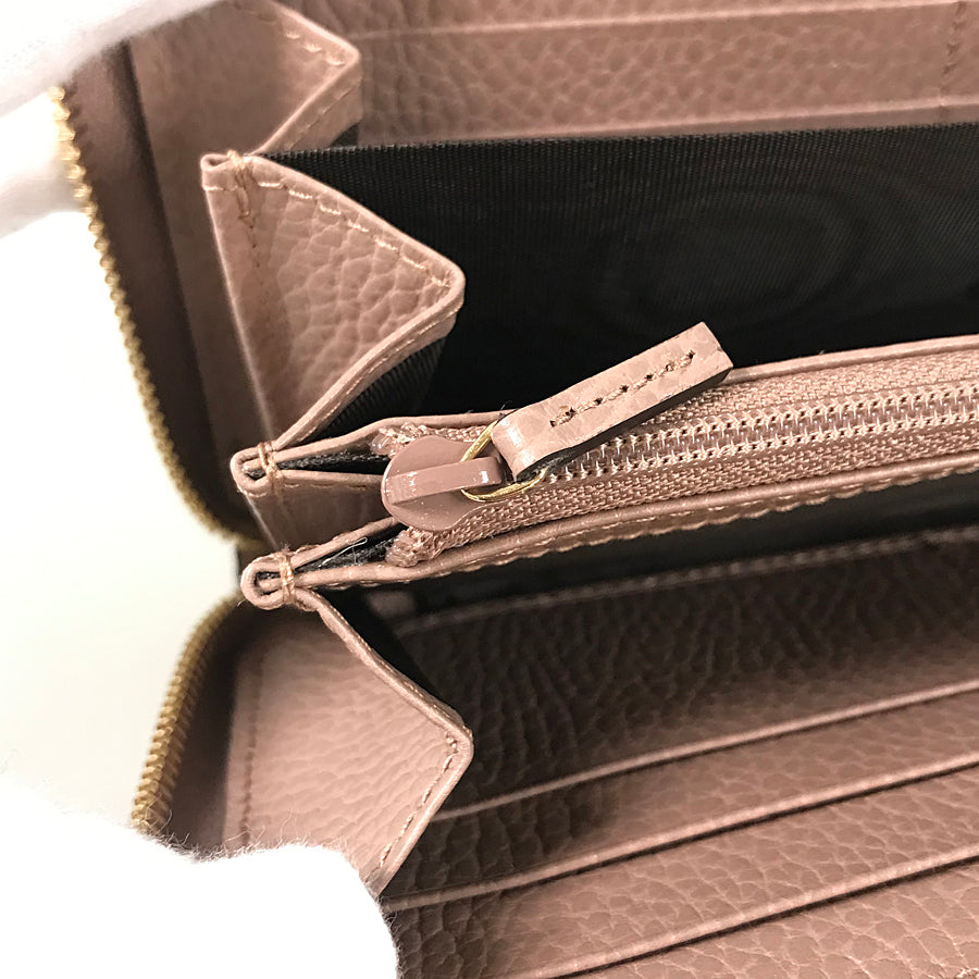 GUCCI GG Marmont 456117 Long wallet Round zipper