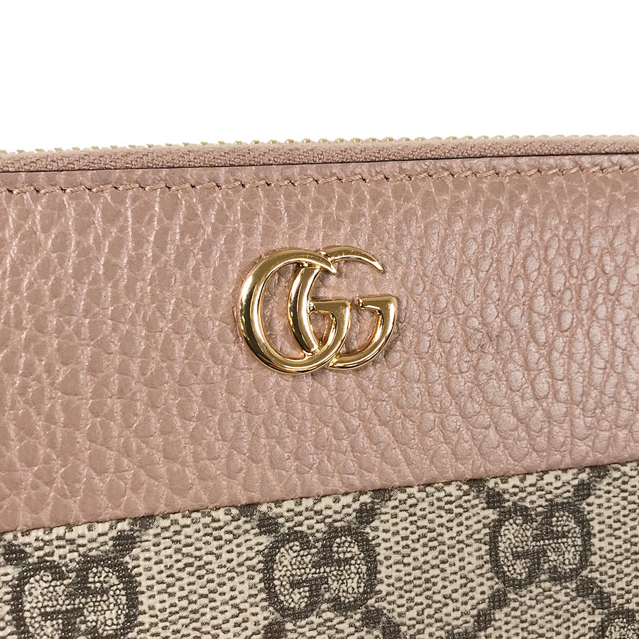 GUCCI GG Marmont 456117 Long wallet Round zipper