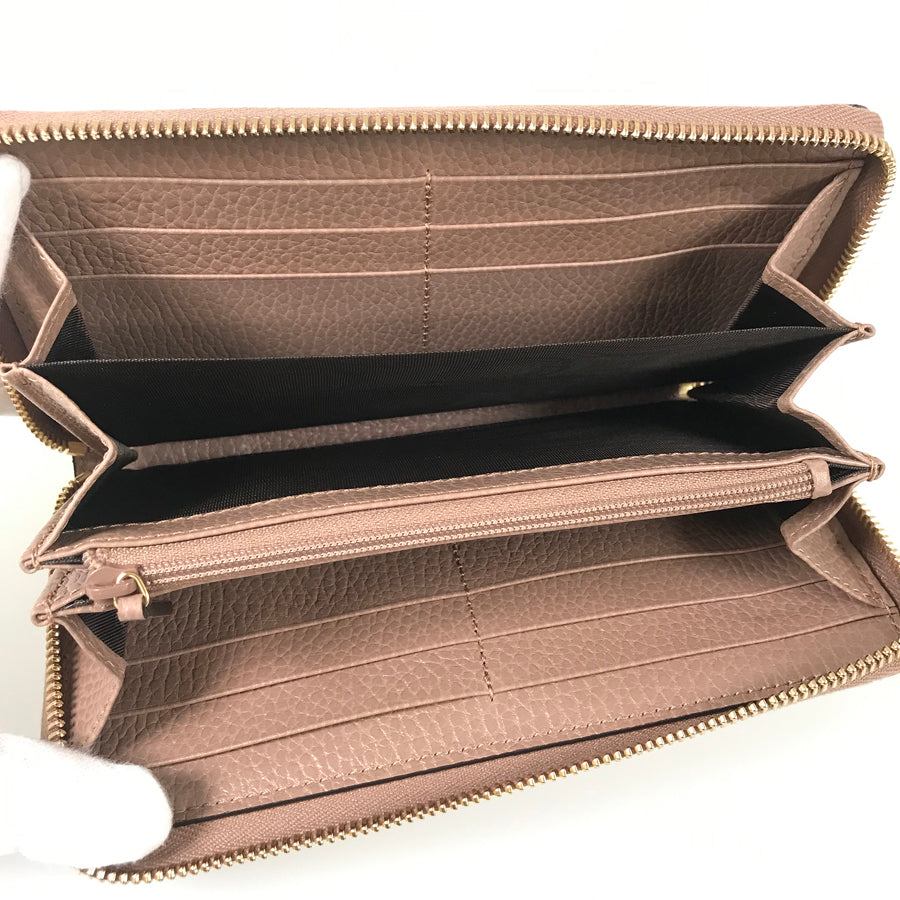 GUCCI GG Marmont 456117 Long wallet Round zipper