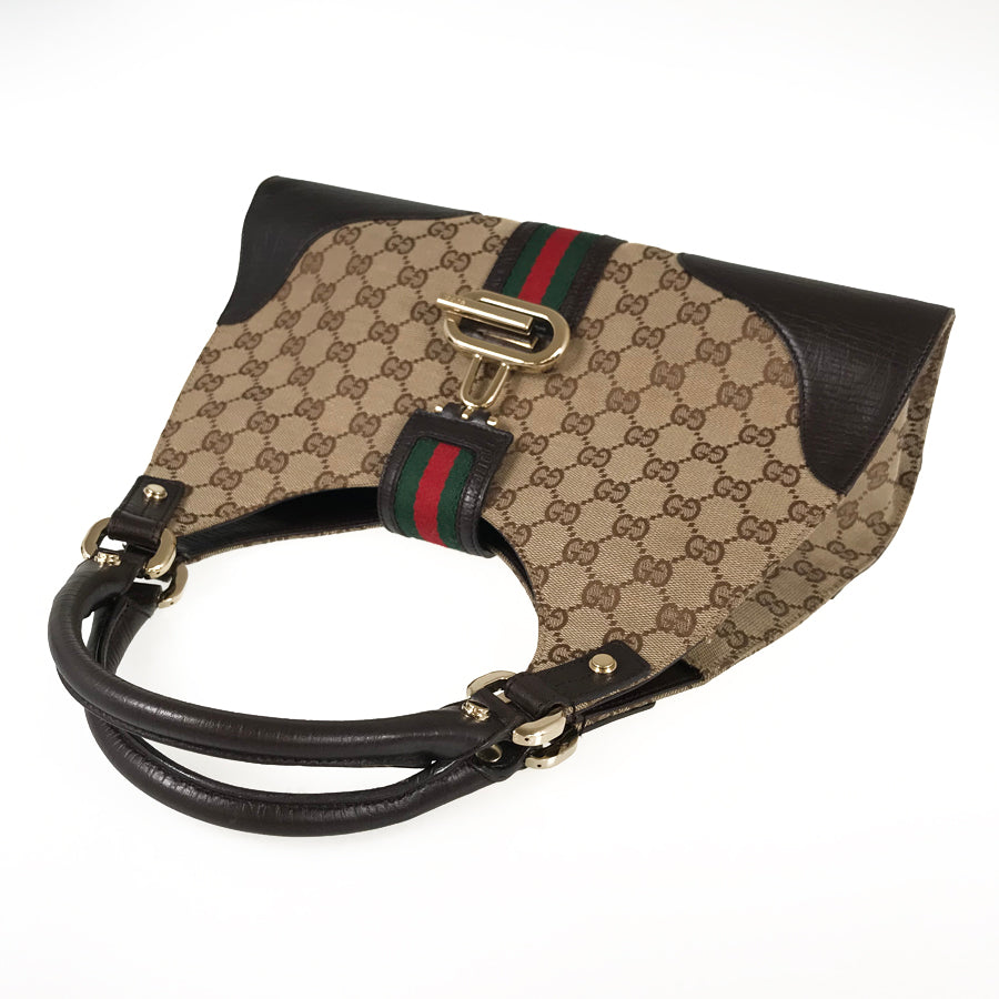 GUCCI GG Canvas 130995 Hand bag
