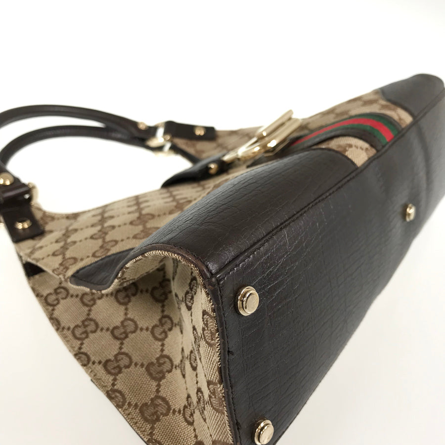 GUCCI GG Canvas 130995 Hand bag