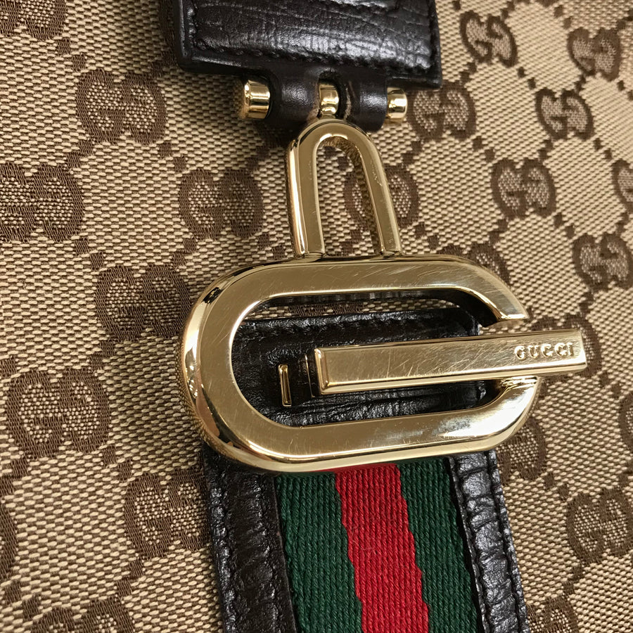 GUCCI GG Canvas 130995 Hand bag